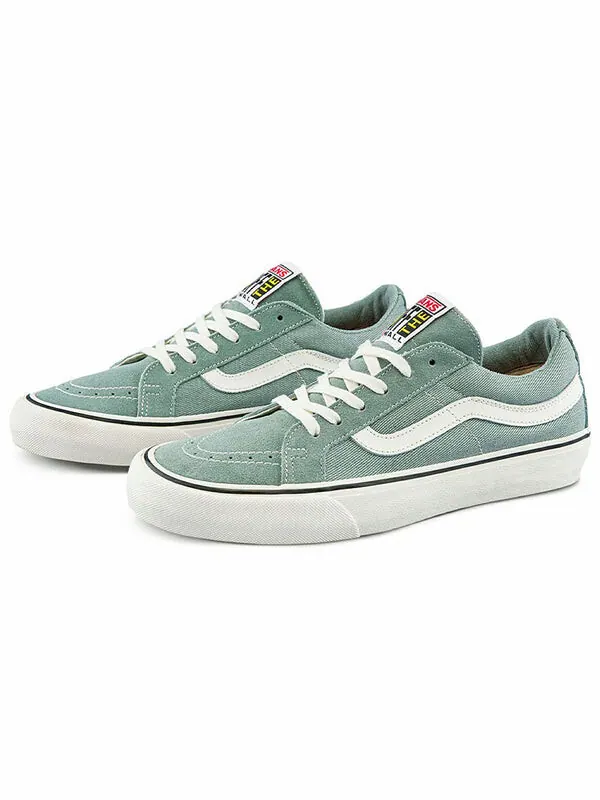 Кроссовки sk8-low reissue sf 'green white' Vans — изображение 2 из 4, зеленый/белый