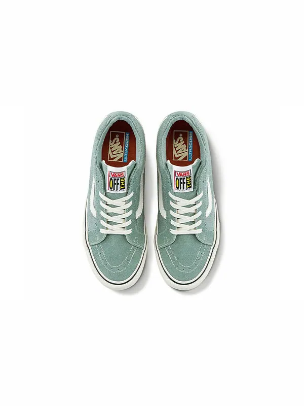 Кроссовки sk8-low reissue sf 'green white' Vans — изображение 3 из 4, зеленый/белый