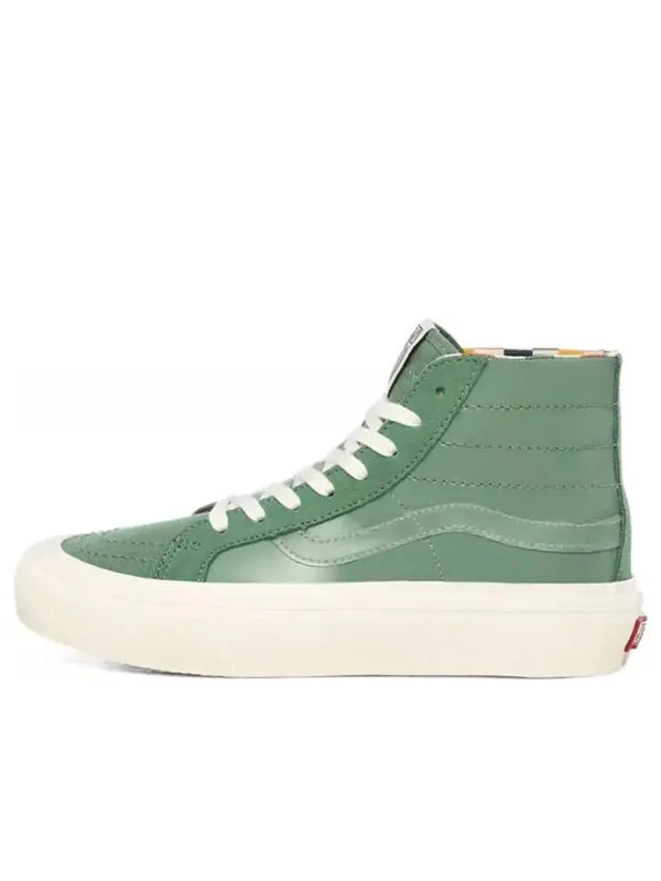 Кроссовки karina rozunko x sk8-hi decon sf 'patent hedge green' Vans — изображение 1 из 4, зеленый