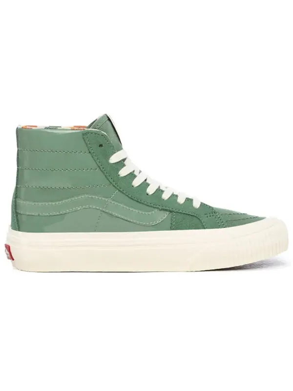 Кроссовки karina rozunko x sk8-hi decon sf 'patent hedge green' Vans — изображение 2 из 4, зеленый