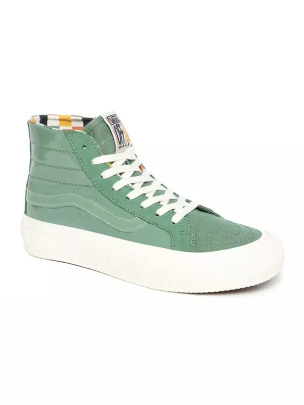 Кроссовки karina rozunko x sk8-hi decon sf 'patent hedge green' Vans — изображение 3 из 4, зеленый