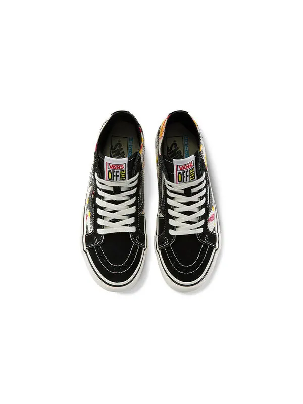 Кроссовки sk8-hi 138 decon sf 'black white' Vans — изображение 3 из 4, черный/белый