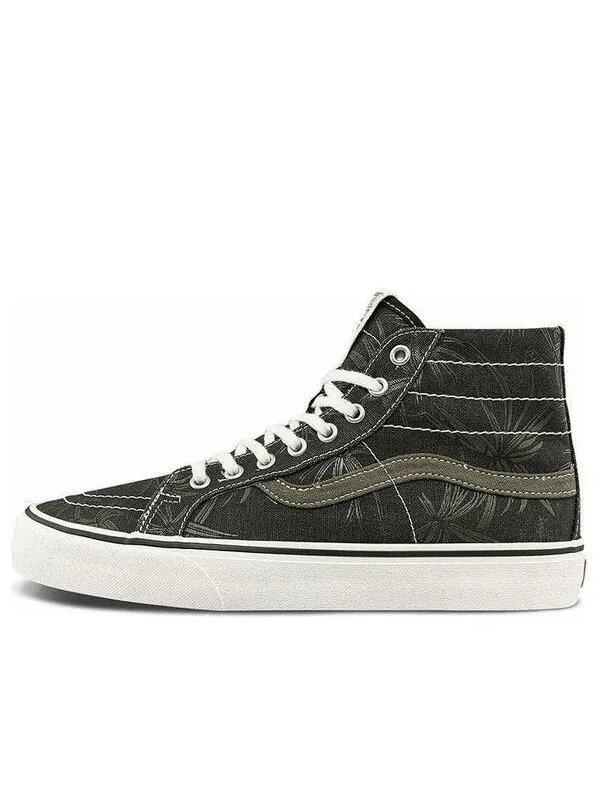 Кроссовки sk8-hi 38 decon sf 'eco theory - black palm' Vans — изображение 1 из 4, зеленый