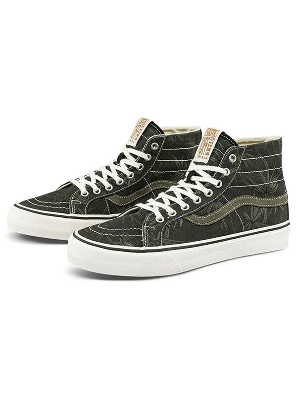 Кроссовки sk8-hi 38 decon sf 'eco theory - black palm' Vans — изображение 2 из 4, зеленый