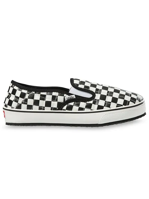 Кроссовки slip on leisure shoes black/white black and white Vans — изображение 2 из 4, черный белый