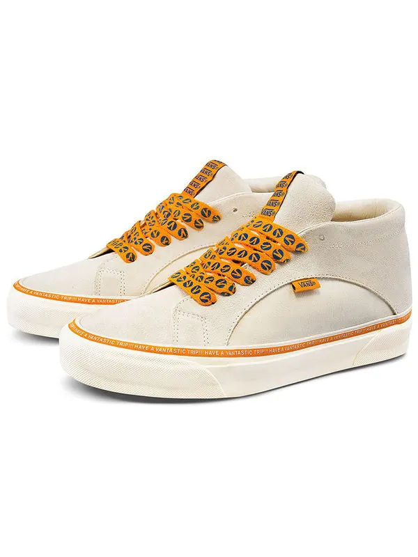 Кроссовки taka hayashi x snake trail lx 'marshmallow' Vans — изображение 2 из 4, серый/желтый