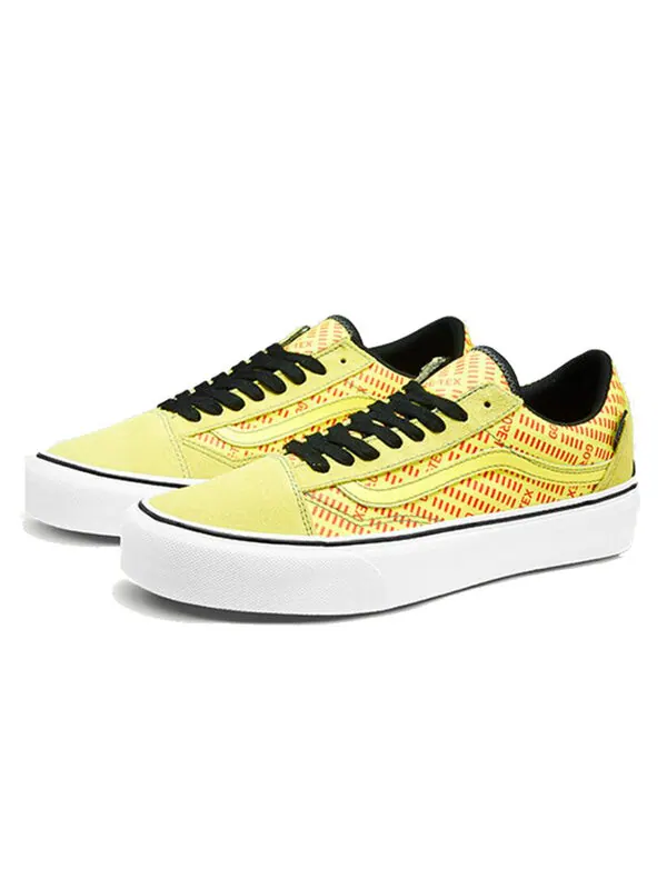 Кроссовки old skool gore-tex 'lemon tonic/white' Vans — изображение 2 из 4, желтый