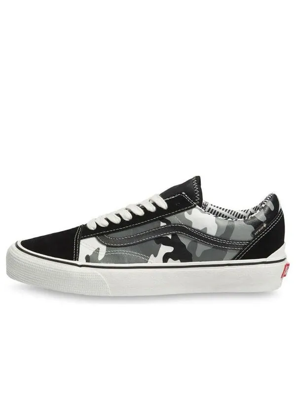 Кроссовки gore-tex x old skool black/white/camouflage Vans — изображение 1 из 4, черный/белый