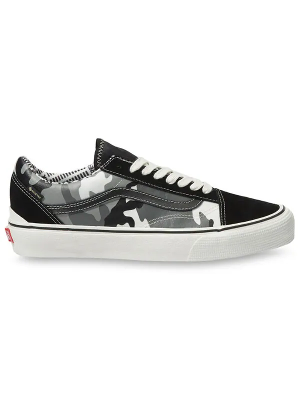 Кроссовки gore-tex x old skool black/white/camouflage Vans — изображение 2 из 4, черный/белый