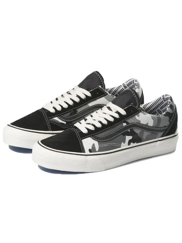Кроссовки gore-tex x old skool black/white/camouflage Vans — изображение 3 из 4, черный/белый