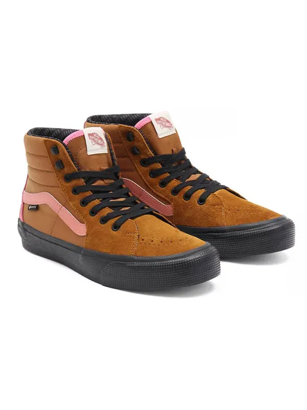Кроссовки sk8-hi skate shoes black 'black brown' Vans — изображение 3 из 4, черный/коричневый