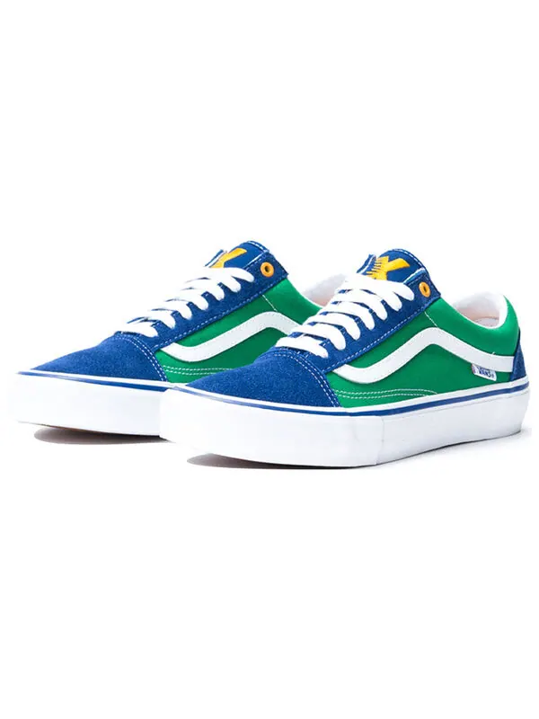Кроссовки scifi fantasy x old skool pro 'green blue' Vans — изображение 2 из 4, зеленый/синий