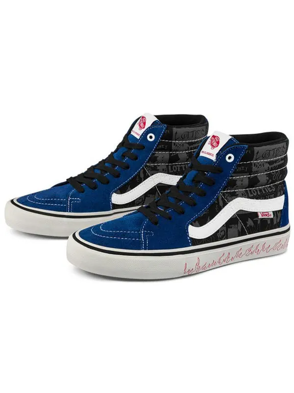 Кроссовки sk8-hi pro ltd 'black blue' Vans — изображение 2 из 4, черный/синий