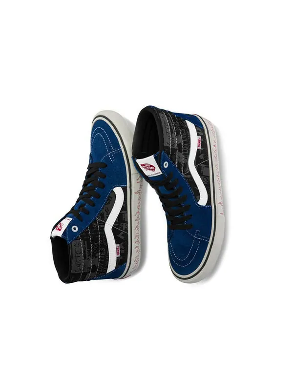 Кроссовки sk8-hi pro ltd 'black blue' Vans — изображение 4 из 4, черный/синий