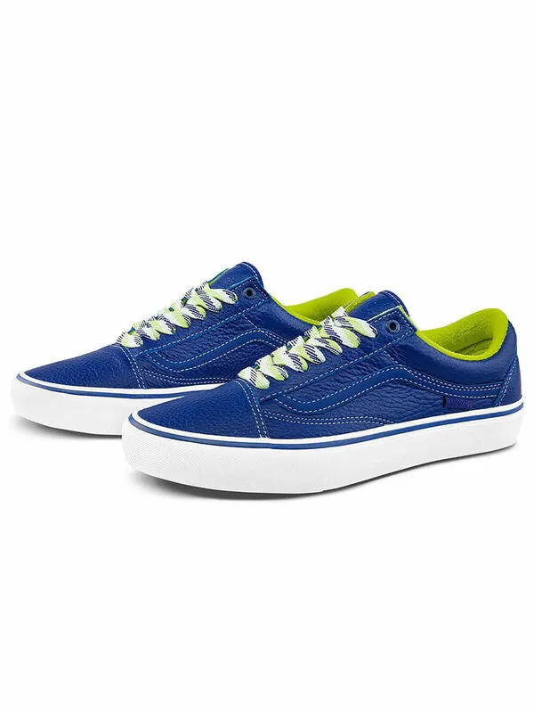 Кроссовки quartersnacks x old skool pro ltd blue Vans — изображение 2 из 4, синий