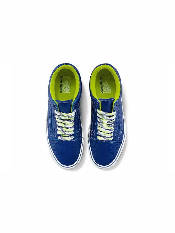 Кроссовки quartersnacks x old skool pro ltd blue Vans — изображение 4 из 4, синий