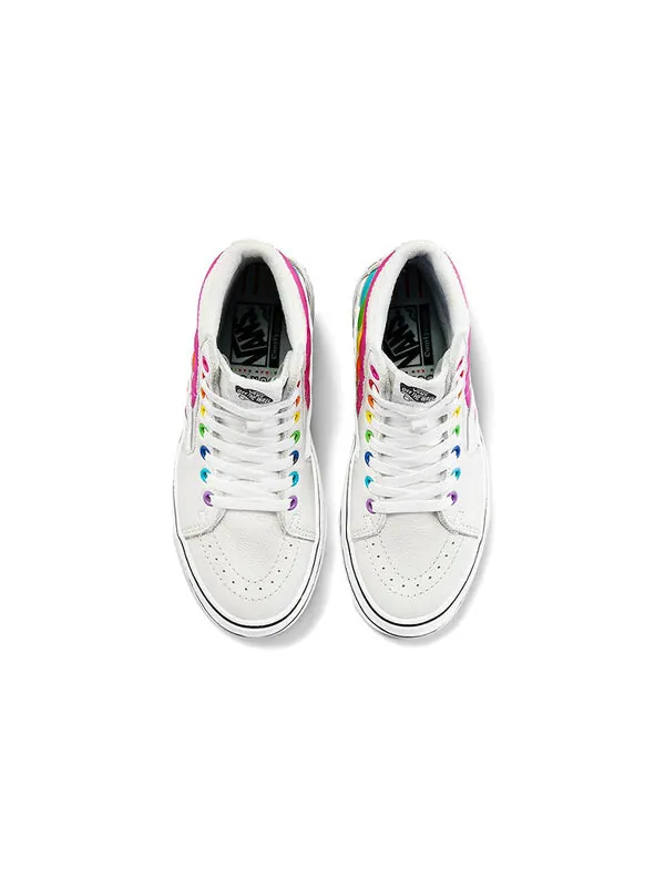 Кроссовки flour shop x super comfycush sk8-hi 'rainbow' Vans — изображение 3 из 4, белый/мульти