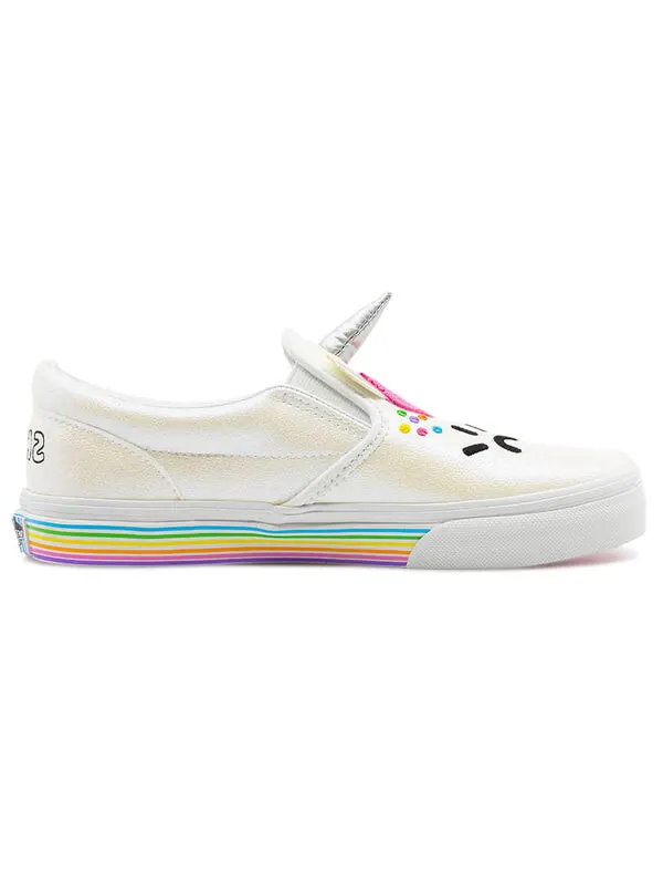Кроссовки slip-on 'flour shop' Vans — изображение 2 из 4, белый/мульти