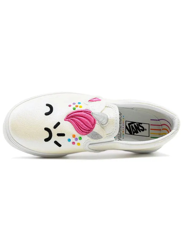 Кроссовки slip-on 'flour shop' Vans — изображение 3 из 4, белый/мульти