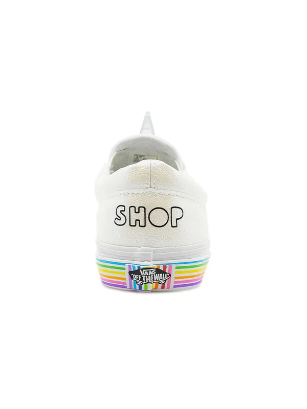 Кроссовки slip-on 'flour shop' Vans — изображение 4 из 4, белый/мульти