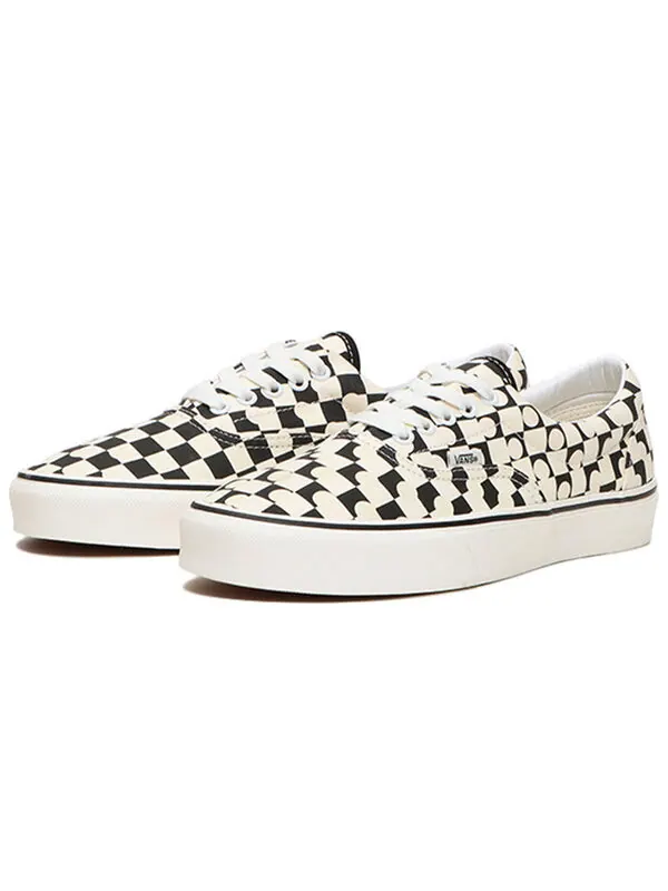 Кроссовки era 'checkerboard - uv ink' Vans — изображение 3 из 4, черный/белый