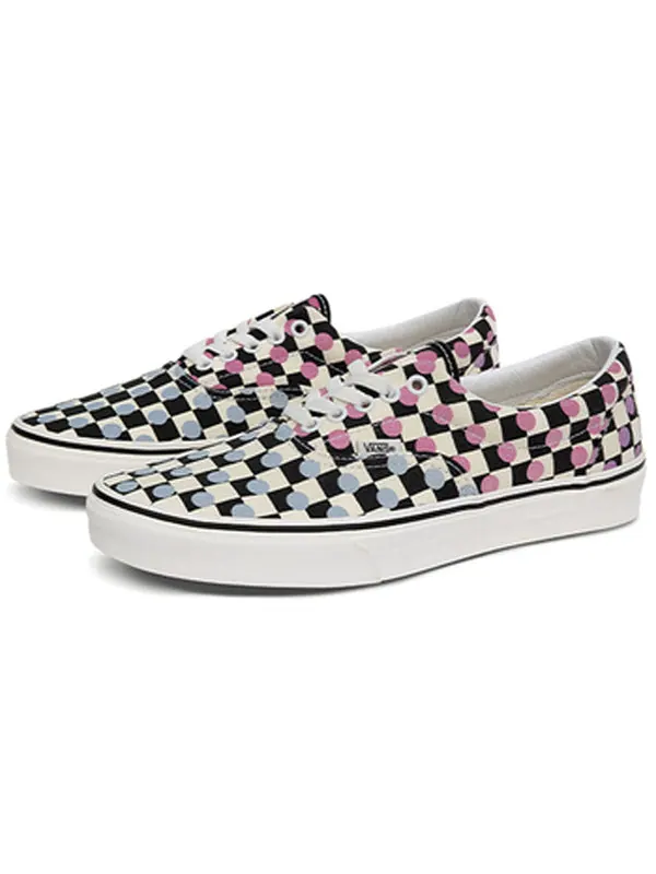 Кроссовки era 'checkerboard - uv ink' Vans — изображение 4 из 4, черный/белый