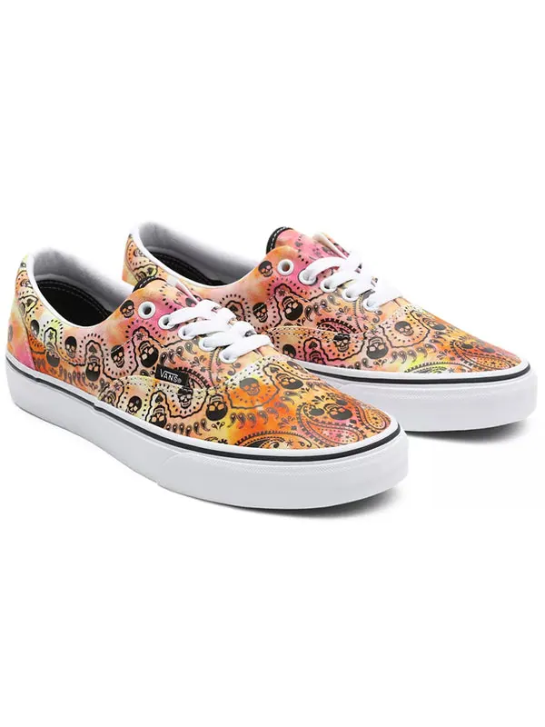 Кроссовки era 'bandana' Vans — изображение 3 из 4, оранжевый/черный/белый