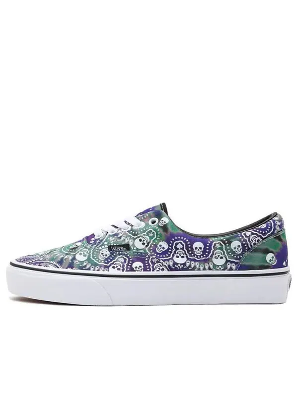 Кроссовки era 'bandana tie dye skull' Vans — изображение 1 из 4, фиолетовый/зеленый
