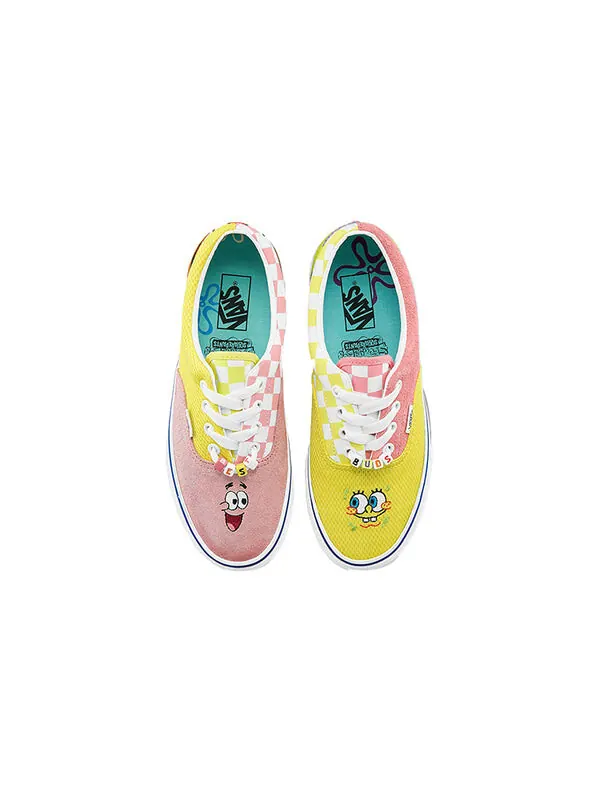 Кроссовки spongebob squarepants x era 'best friends' Vans — изображение 3 из 4, розовый/желтый
