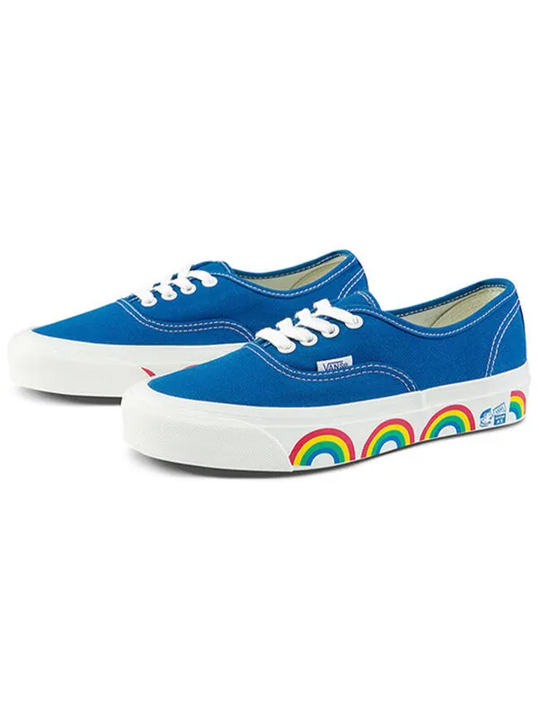Кроссовки authentic shoes blue Vans — изображение 2 из 4, синий