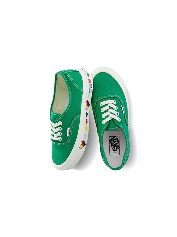 Кроссовки authentic shoes green Vans — изображение 4 из 4, зеленый