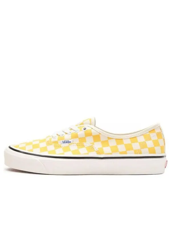 Кроссовки authentic 44 dx 'anaheim factory - yellow checker' Vans — изображение 1 из 4, желтовато-белый