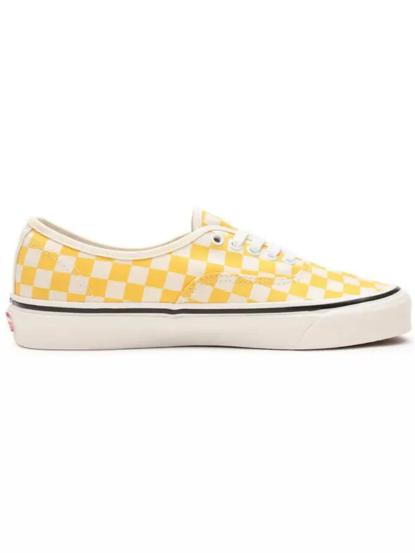 Кроссовки authentic 44 dx 'anaheim factory - yellow checker' Vans — изображение 2 из 4, желтовато-белый