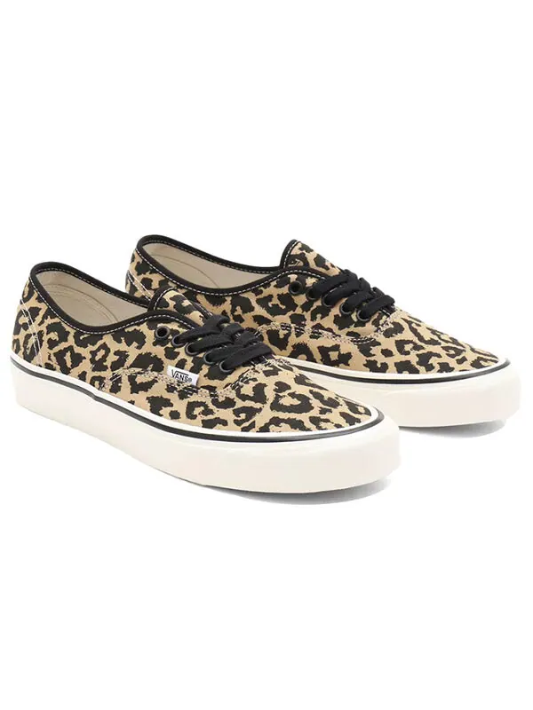 Кроссовки authentic 44 dx 'anaheim factory - leopard' Vans — изображение 3 из 4, коричневый
