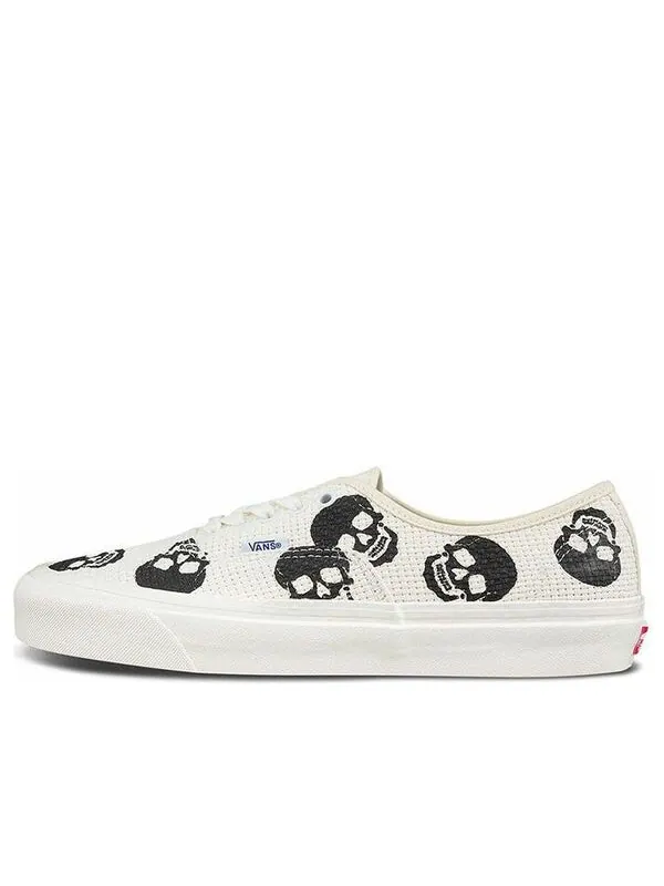Кроссовки authentic 44 dx 'anaheim factory - needlework skull' Vans — изображение 1 из 4, черный/белый