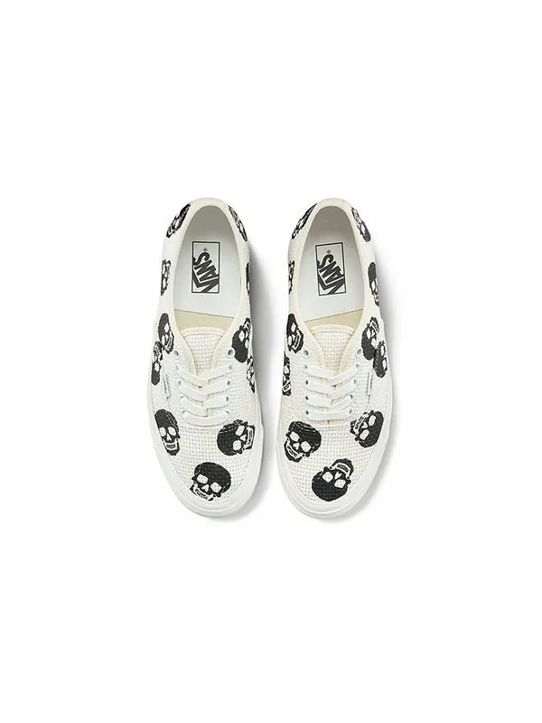 Кроссовки authentic 44 dx 'anaheim factory - needlework skull' Vans — изображение 3 из 4, черный/белый
