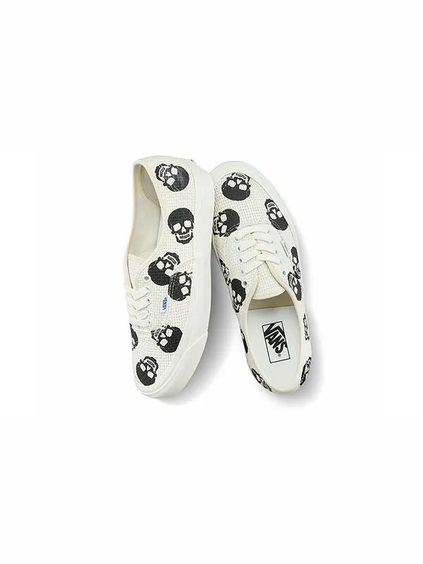 Кроссовки authentic 44 dx 'anaheim factory - needlework skull' Vans — изображение 4 из 4, черный/белый