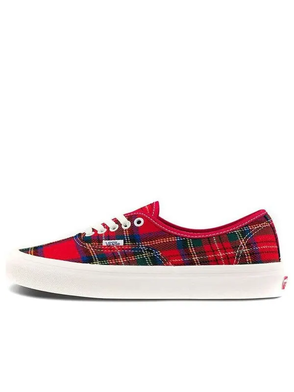 Кроссовки pendleton x authentic 44 dx 'anaheim factory - tartan' Vans — изображение 1 из 4, красный