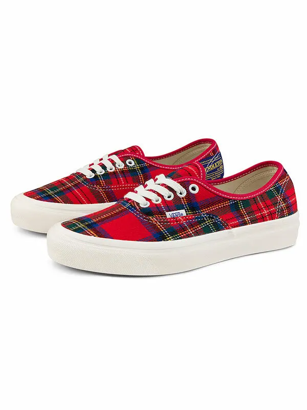 Кроссовки pendleton x authentic 44 dx 'anaheim factory - tartan' Vans — изображение 2 из 4, красный
