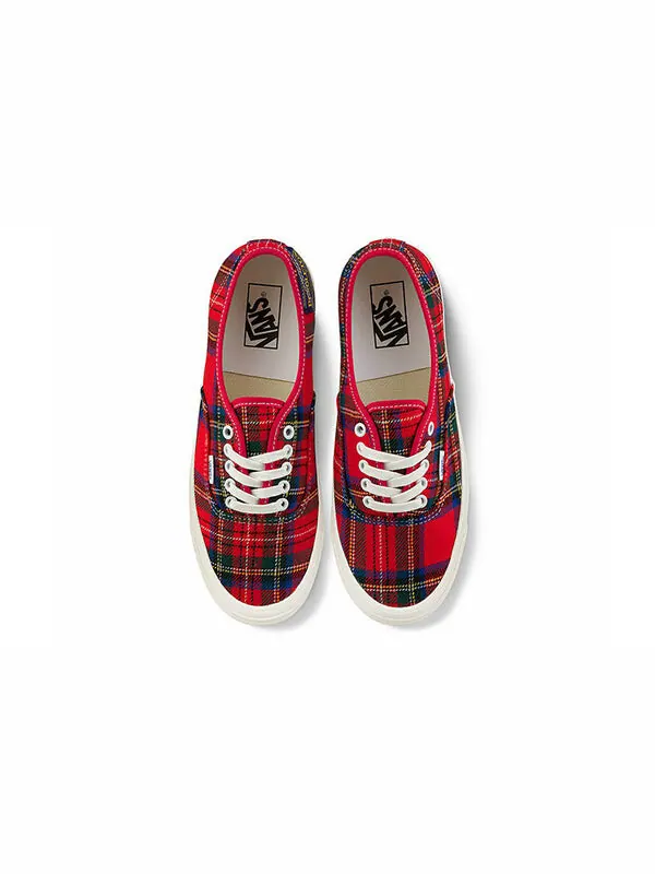 Кроссовки pendleton x authentic 44 dx 'anaheim factory - tartan' Vans — изображение 3 из 4, красный