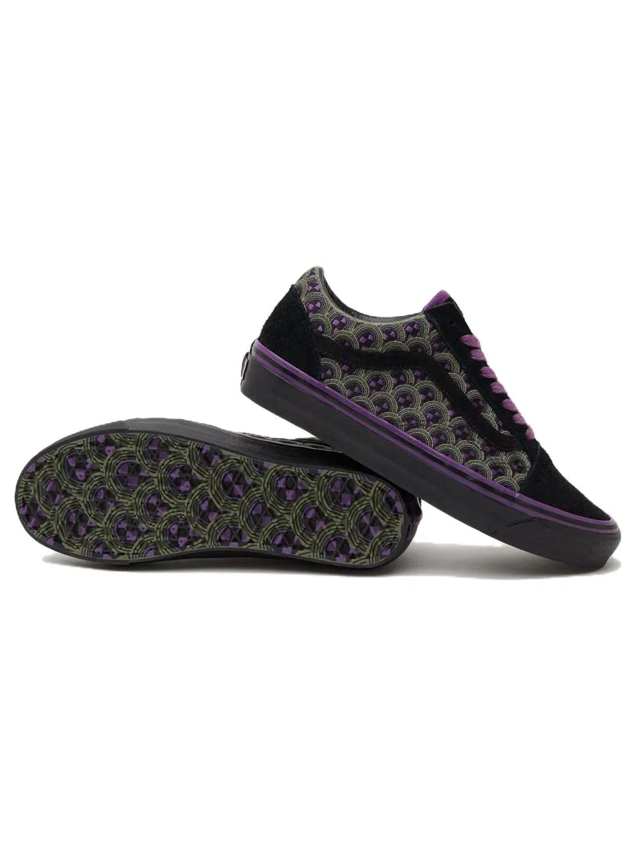 Кеды Vans Old Skool x size? 'Black Purple' — изображение 5 из 5, черный