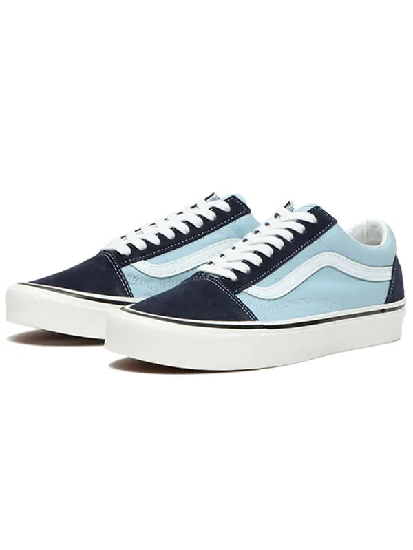 Кроссовки old skool 36 dx og 'anaheim factory - navy light blue' Vans — изображение 2 из 4, синий/белый