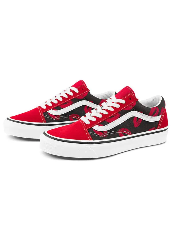 Кроссовки old skool 36 dx 'anaheim factory - hotlips' Vans — изображение 2 из 4, красный/черный