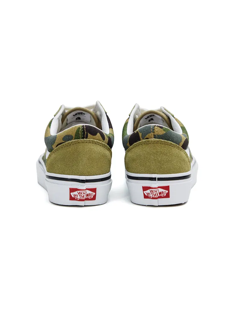 Кеды Vans BAPE x Old Skool 36 DX 'Green Camo' — изображение 6 из 7, зеленый