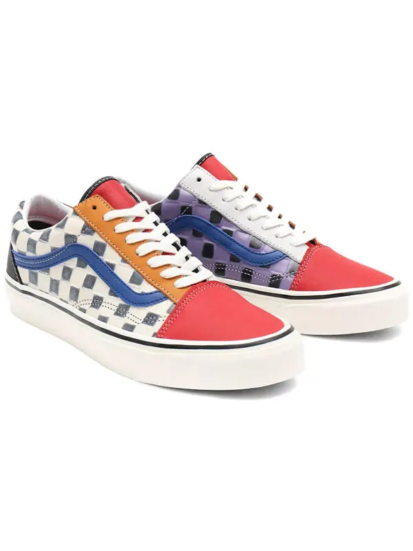 Кроссовки old skool 36 dx low-top sneakers purple/red/white Vans — изображение 3 из 4