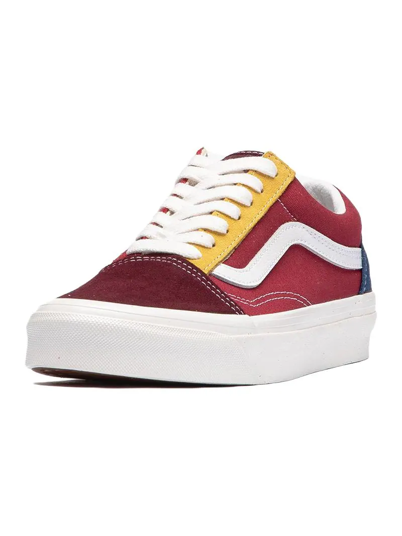 Кеды Vans Old Skool Casual Fashion Skate Shoes Unisex Red — изображение 2 из 5, красный