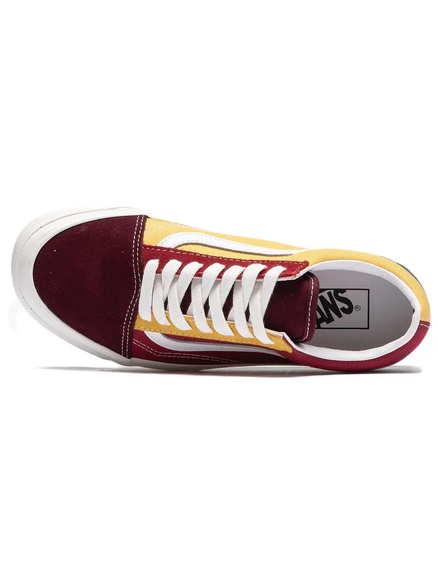 Кеды Vans Old Skool Casual Fashion Skate Shoes Unisex Red — изображение 3 из 5, красный