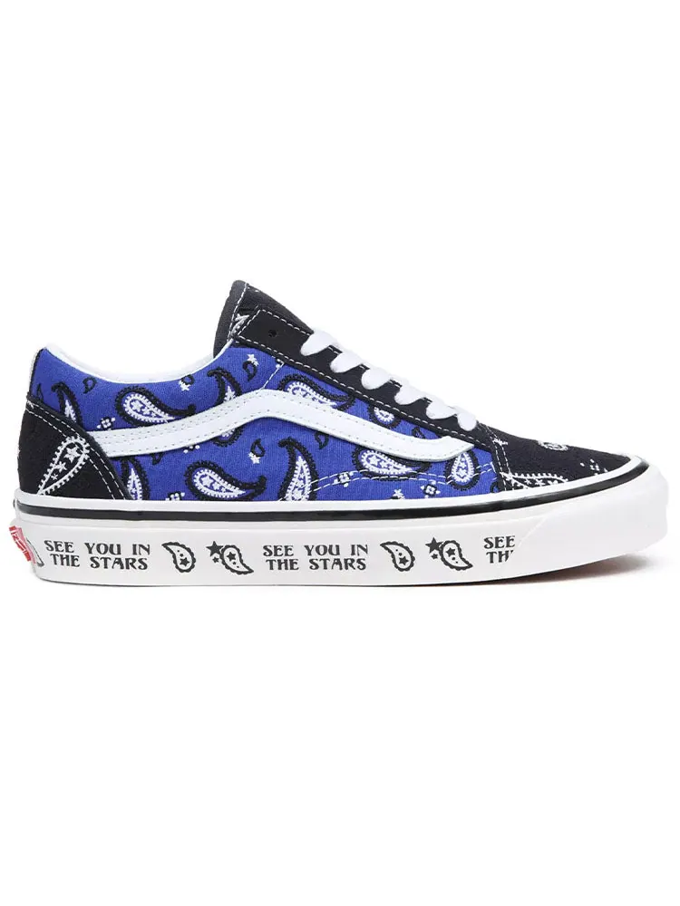 Кеды Vans Anaheim Factory Old Skool 36 DX 'Black Blue' — изображение 2 из 5, синий
