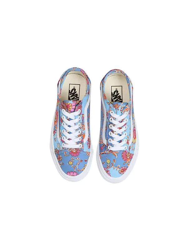Кроссовки liberty fabrics x old skool tapered 'patchwork floral' Vans — изображение 3 из 4, синий/красный
