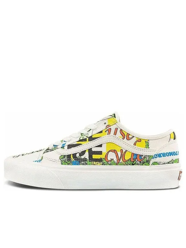Кроссовки old skool eco theory tapered 'white yellow black' Vans — изображение 1 из 4, белый/желтый/черный